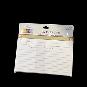 Vintage NWT Hallmark Recipe Cards Set